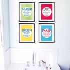 wall art / personalised prints - family rules