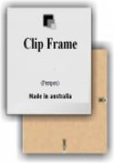 Frame Only (Clip Frame) Sized to suit our designs