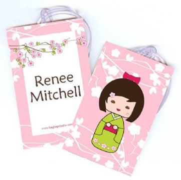 personalised bag tags