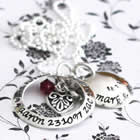 Washers and Charms - personalised necklaces