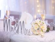 scripted names and wording for weddings & bridal tables