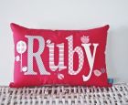 personalised COTTON cushions - For Girls