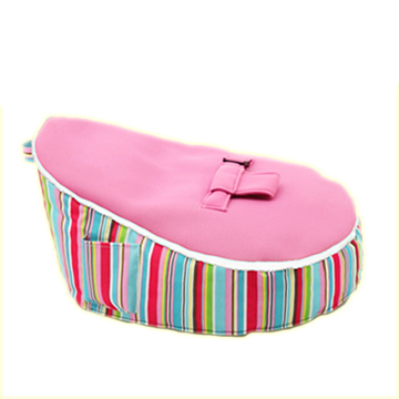 Bean Bag for Newborns / Baby - Stripey Pink