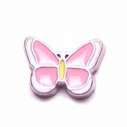 Animal Charm for Floating Memory Locket - Butterfly - Pink