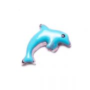 Animal Charm for Floating Memory Locket - Dolphin - Blue