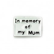 Faith Charm for Floating Memory Locket - In Memory of my Mum