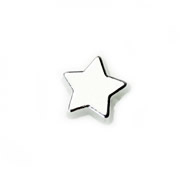 Christmas Charm for Floating Memory Locket - Silver Star