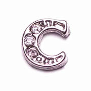 Letters Charm for Floating Memory Locket - C