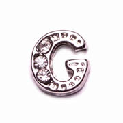 Letters Charm for Floating Memory Locket - G
