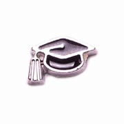 Occupations Charm for Floating Memory Locket - Graduation Hat