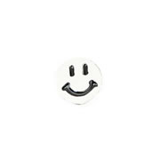 Happiness Charm for Floating Memory Locket - Happy Face - Silver