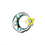 Fortune/Luck Charm for Floating Memory Locket - Moon and Star