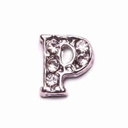 Letters Charm for Floating Memory Locket - P