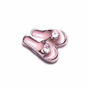Fashion Charm for Floating Memory Locket - Pink Slippers