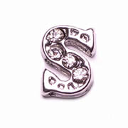 Letters Charm for Floating Memory Locket - S