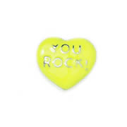 Messages Charm for Floating Memory Locket - You Rock Heart