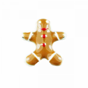 Christmas Charm for Floating Memory Locket - Gingerbread Man