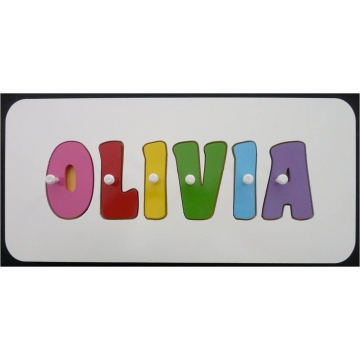 children's name puzzles wooden
