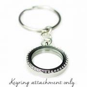 Keyring Attachment Only - turn your locket into a keyring
