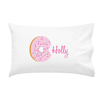 .Personalised Kids Pillowcase Donut