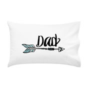 .Personalised Pillowcase for Fathers Day  - Arrow