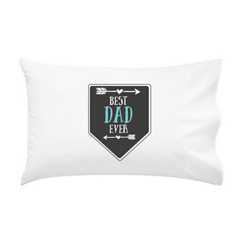 .Personalised Pillowcase for Fathers Day  - Best Dad Ever