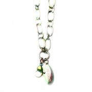 Rainbow Tone Stainless Steel - Cable Necklace for memory lockets - 18 - 20 inch (46 - 51 cm) long