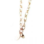Rose Gold Tone Stainless Steel - Cable Necklace for memory lockets - 18 - 20 inch (46 - 51 cm) long