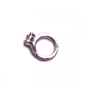 Wedding Charm for Floating Memory Locket  -  Ring Silver